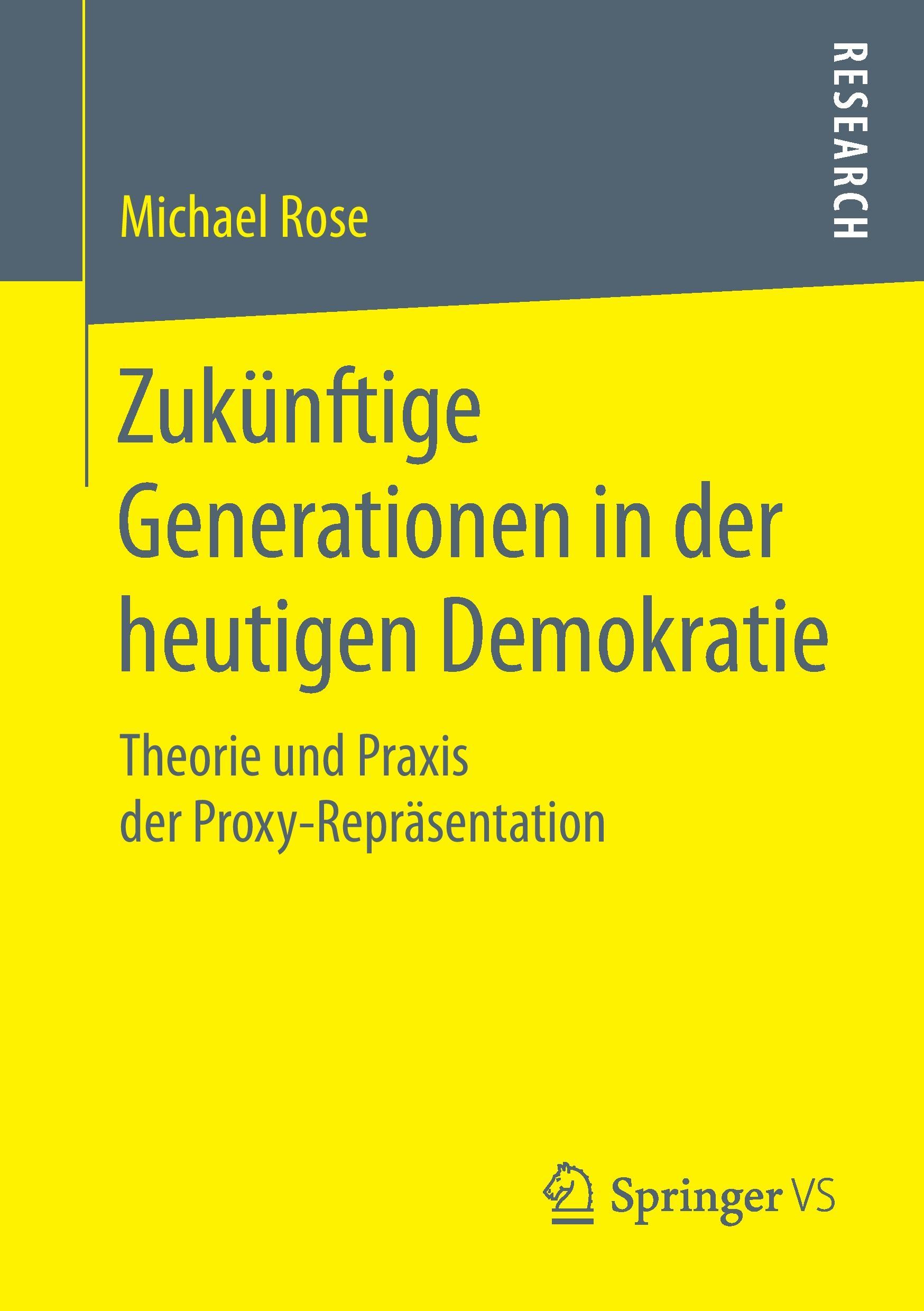 Vorderes Coverbild Zukünftige Generationen in der heutigen Demokratie