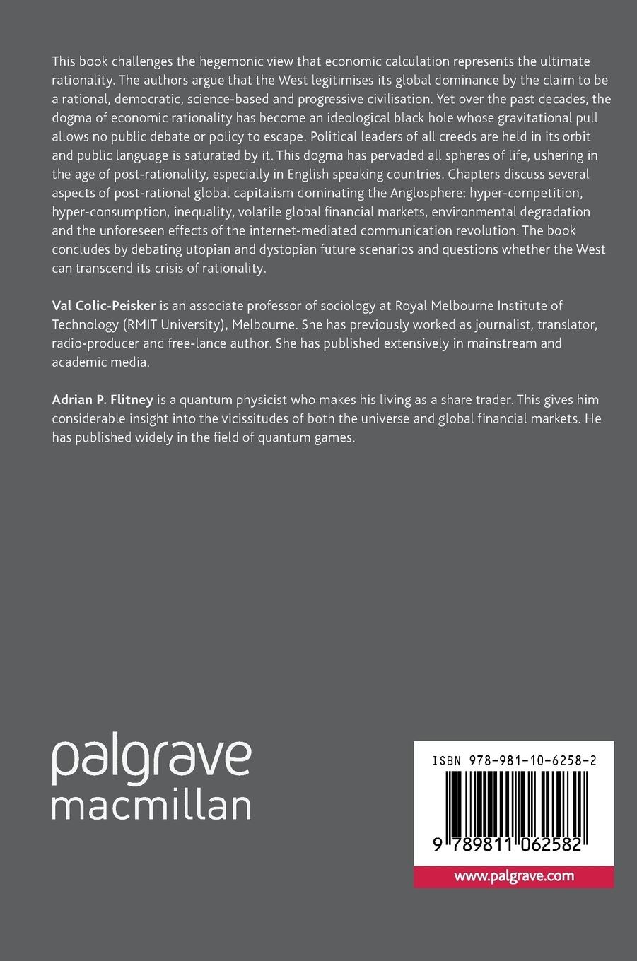 Rückseitencover The Age of Post-Rationality