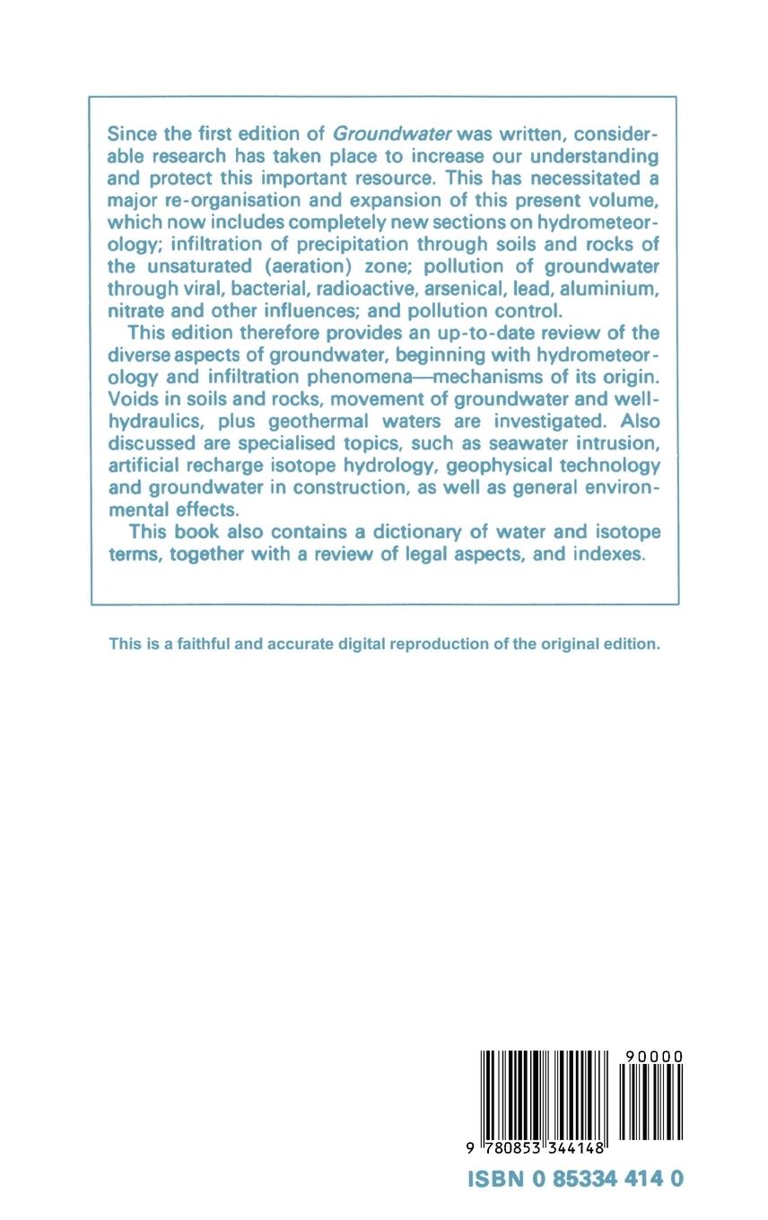 Rückseitencover Groundwater