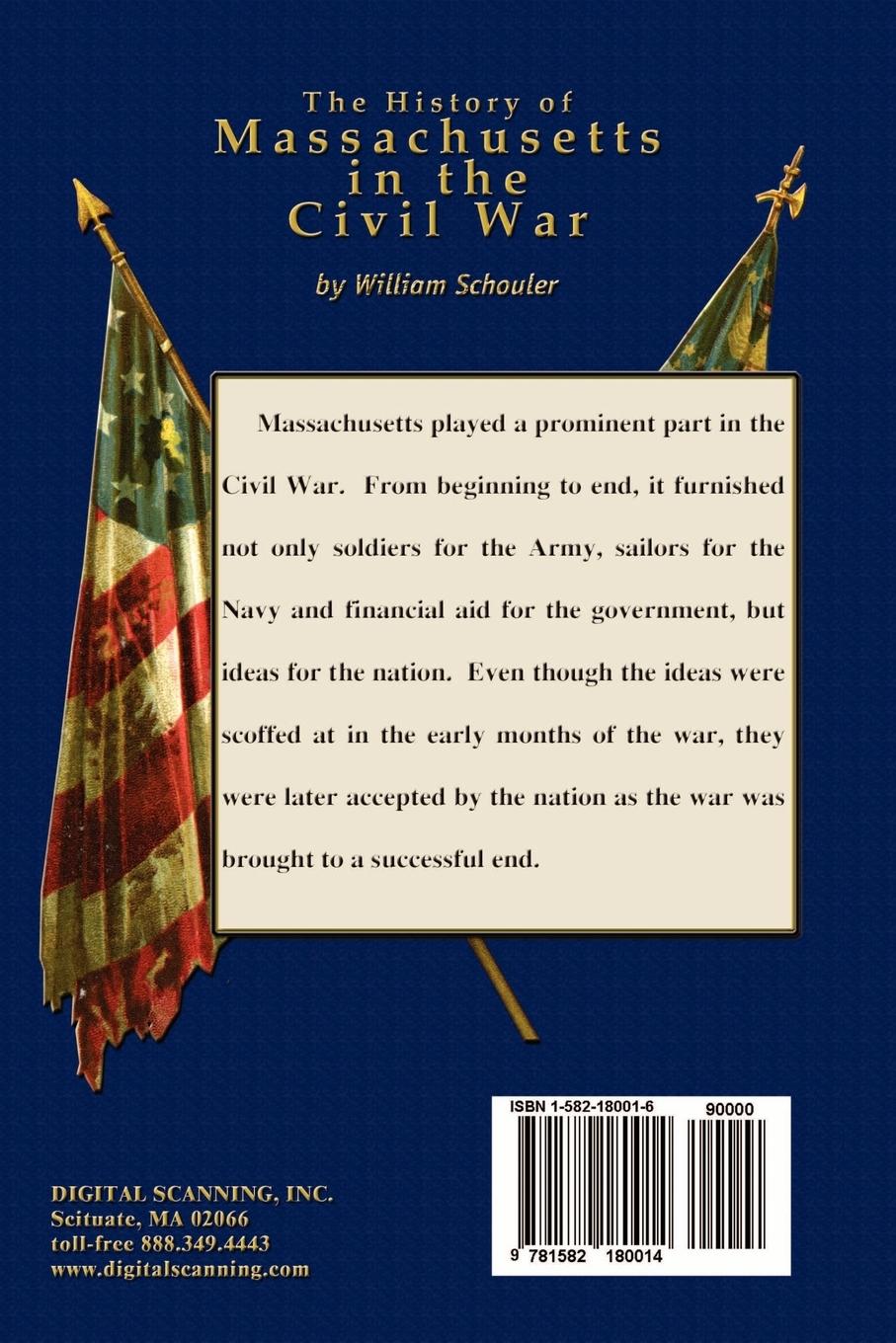 Rückseitencover Massachusetts in the Civil War