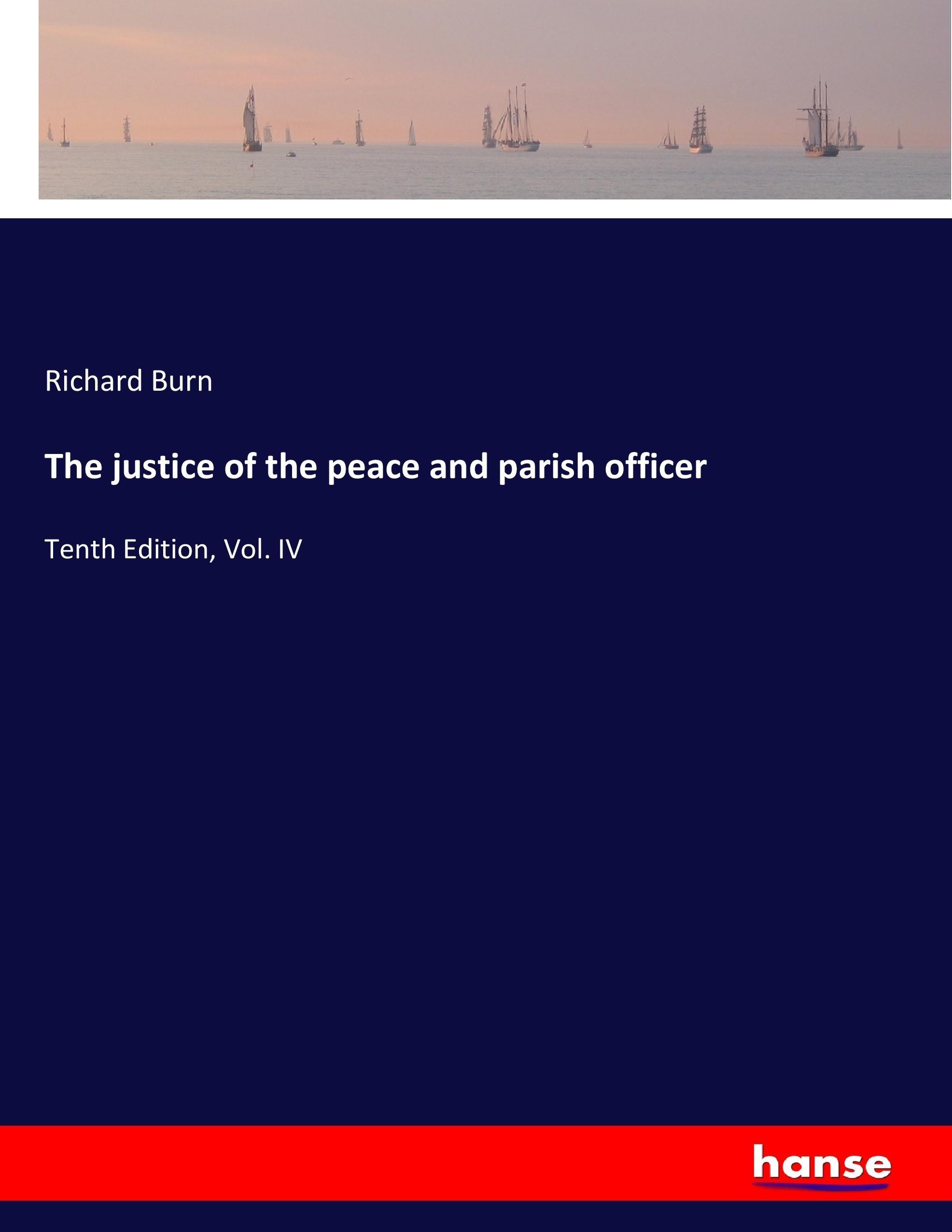 Vorderes Coverbild The justice of the peace and parish officer
