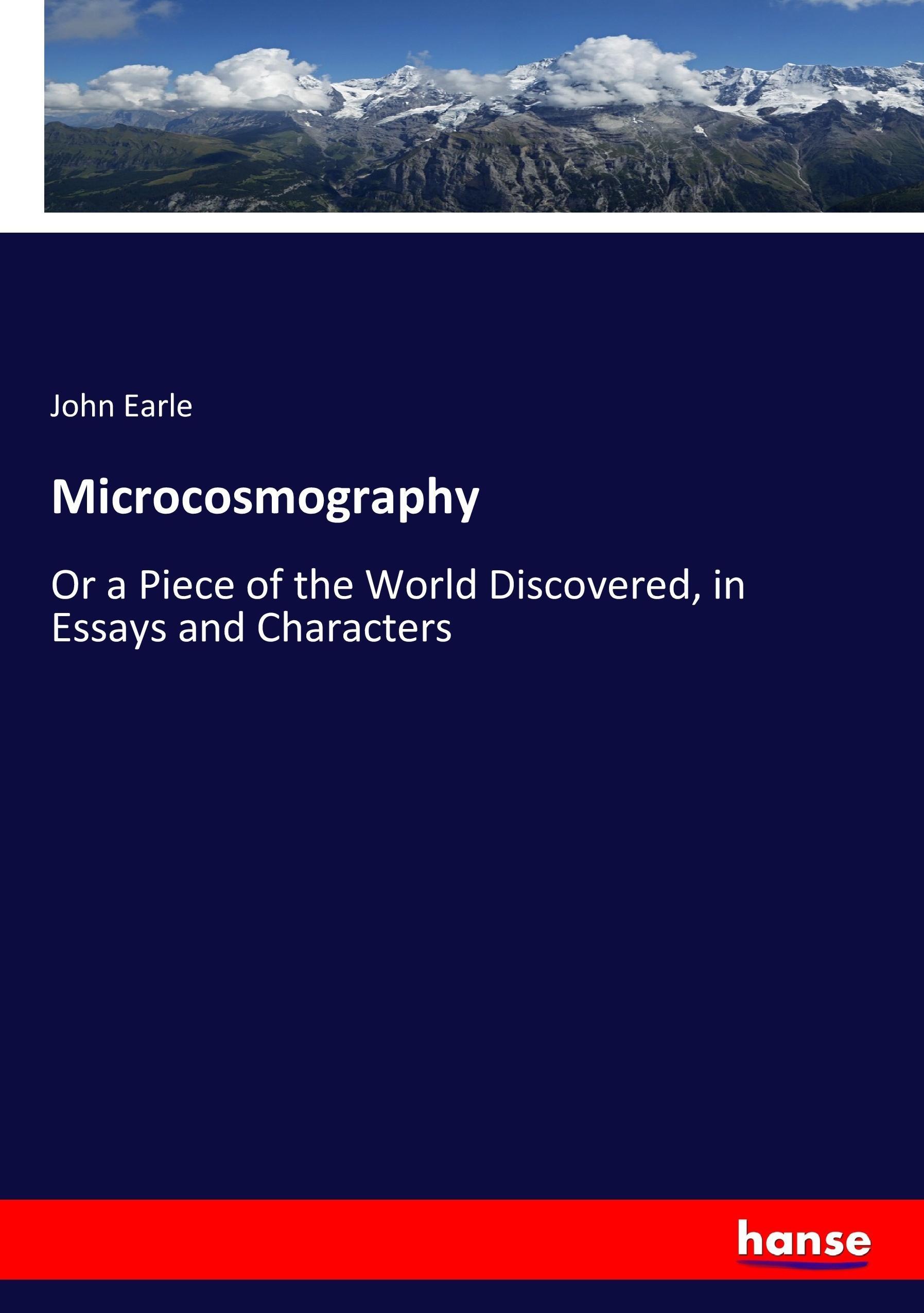 Vorderes Coverbild Microcosmography
