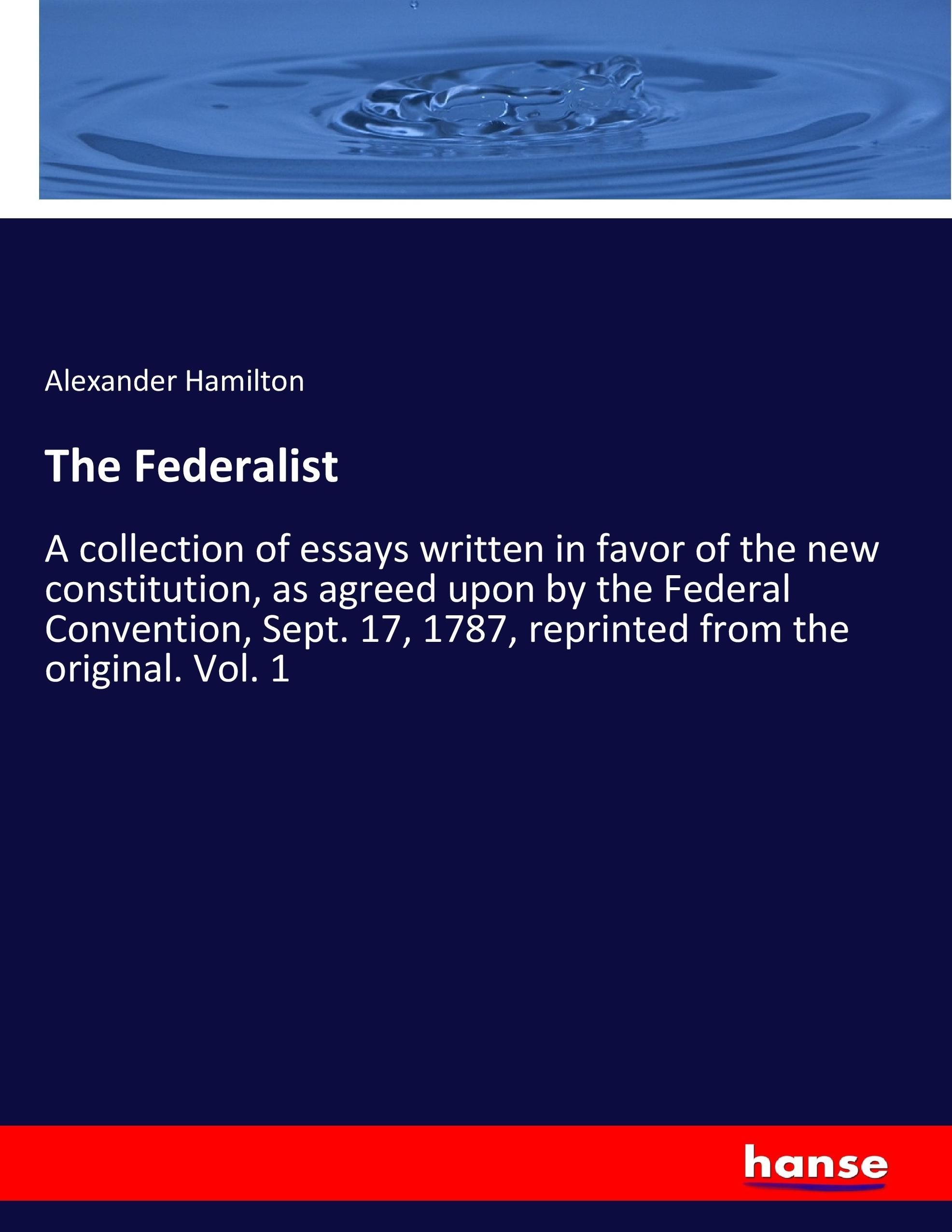 Vorderes Coverbild The Federalist