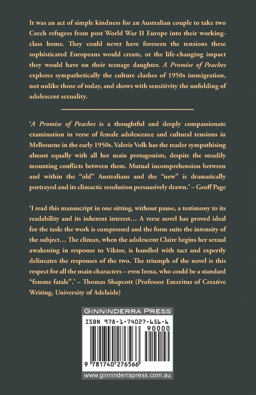 Rückseitencover A Promise of Peaches