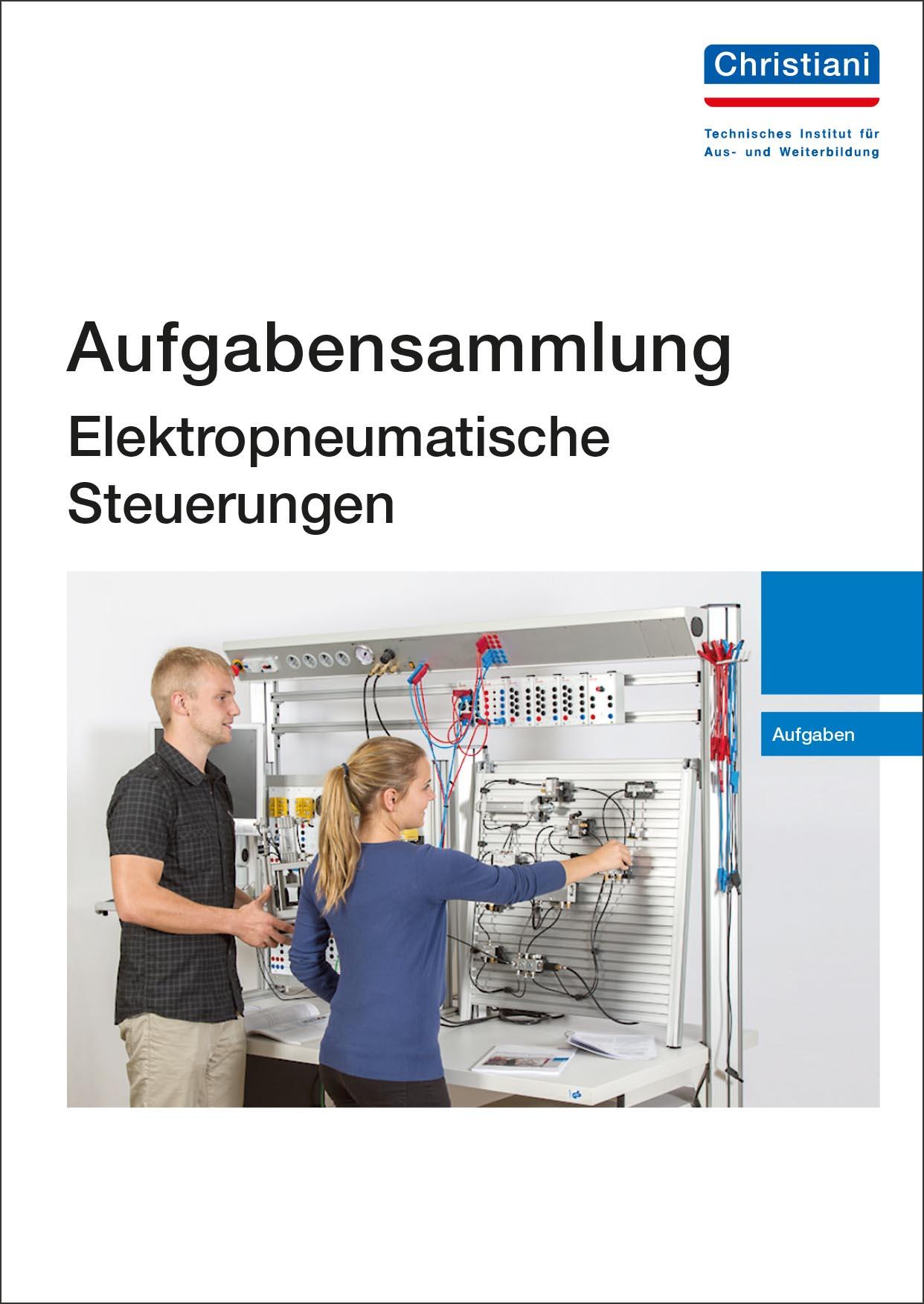 Vorderes Coverbild Aufgabensammlung Elektropneumatische Steuerungen