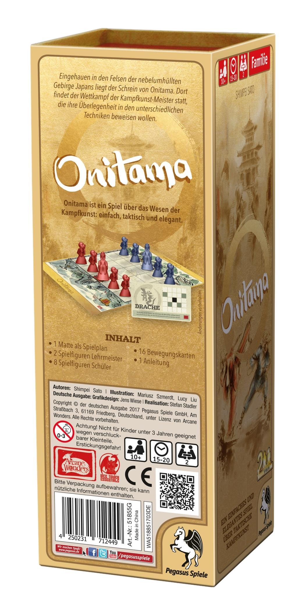Beispielinhalt (Bild) Onitama
