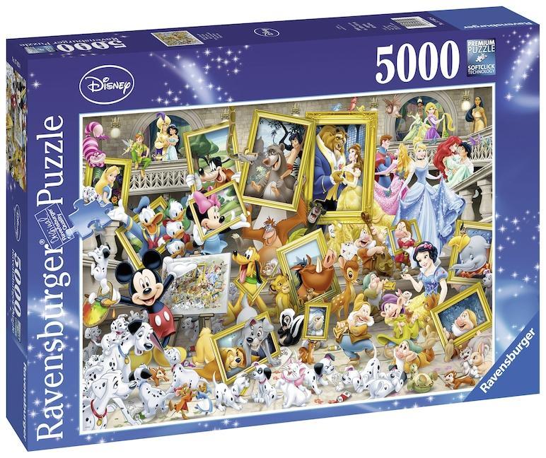 Beispielinhalt (Bild) Disney: Mickey als Künstler. Puzzle 5000 Teile