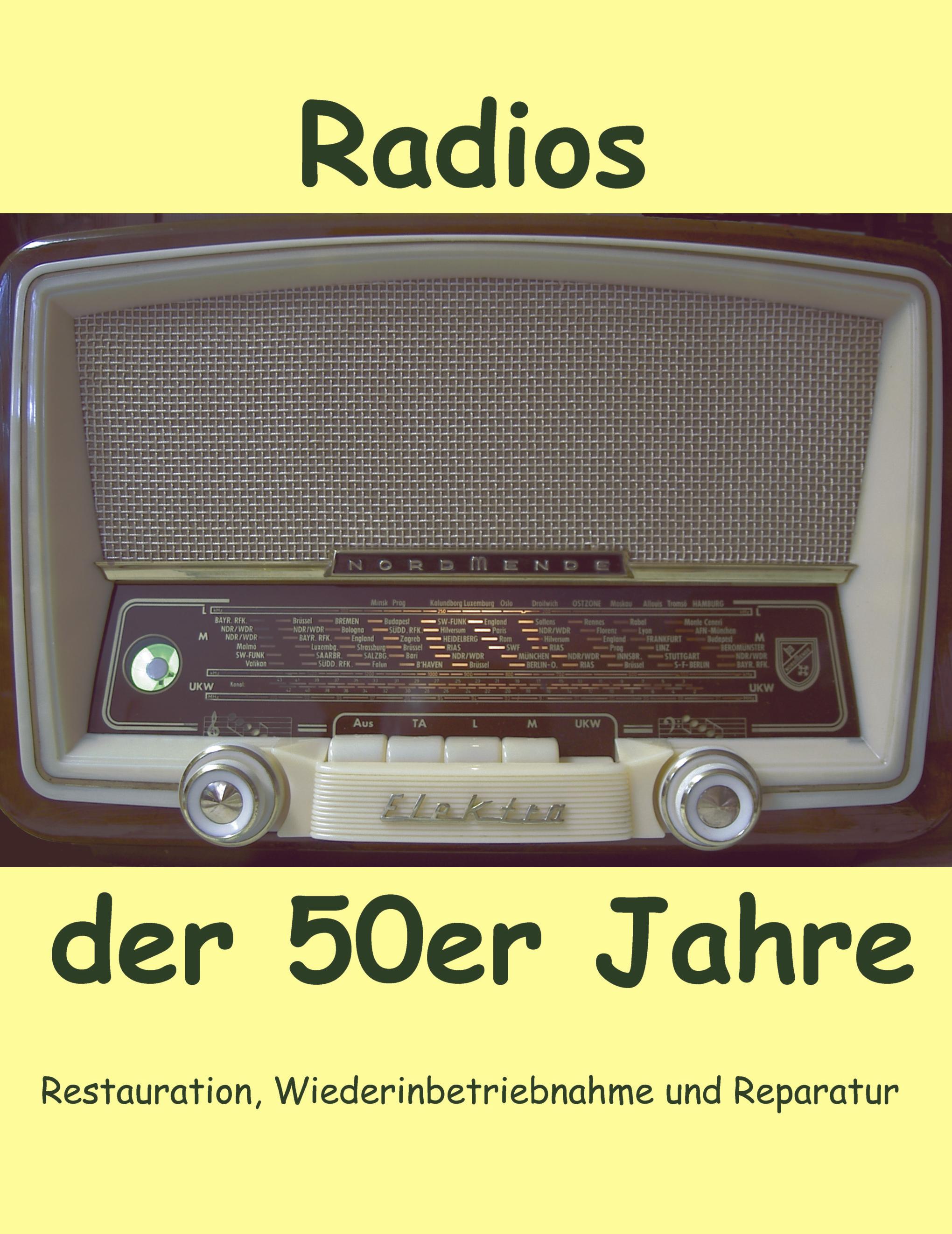 Vorderes Coverbild Radios der 50er Jahre