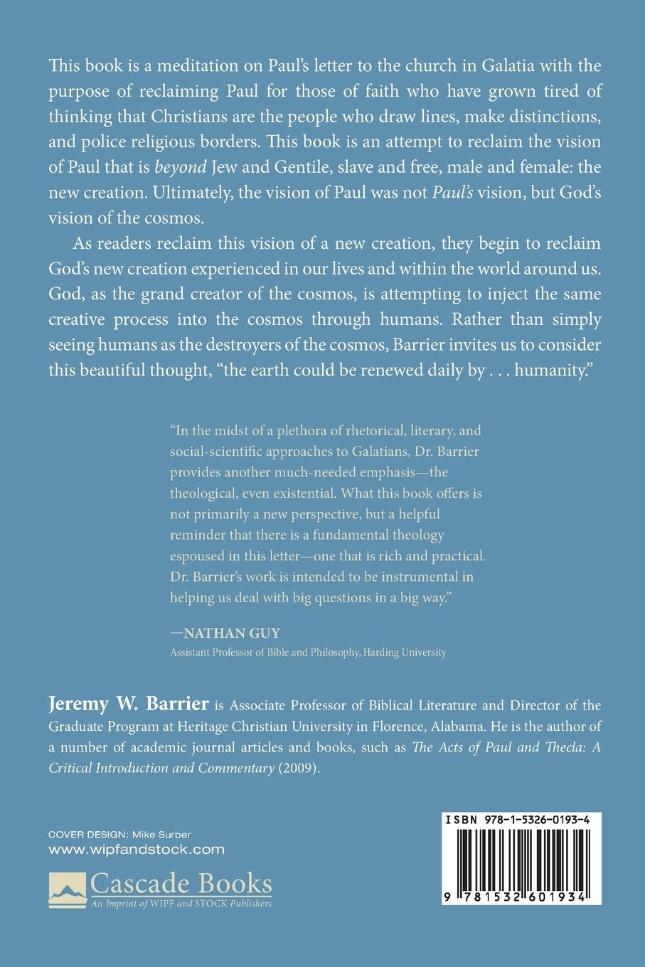 Rückseitencover Recreating the Cosmos