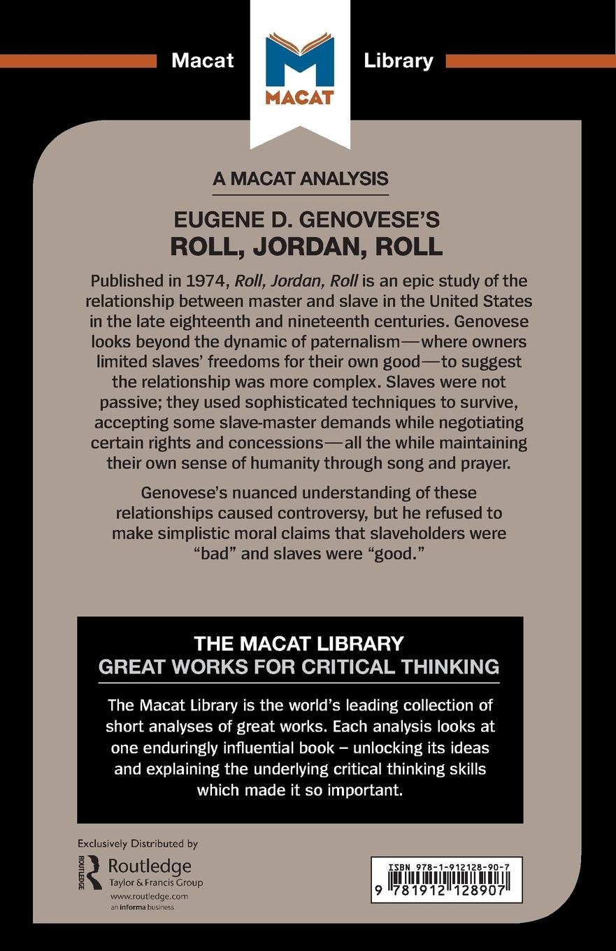 Rückseitencover An Analysis of Eugene Genovese's Roll, Jordan, Roll
