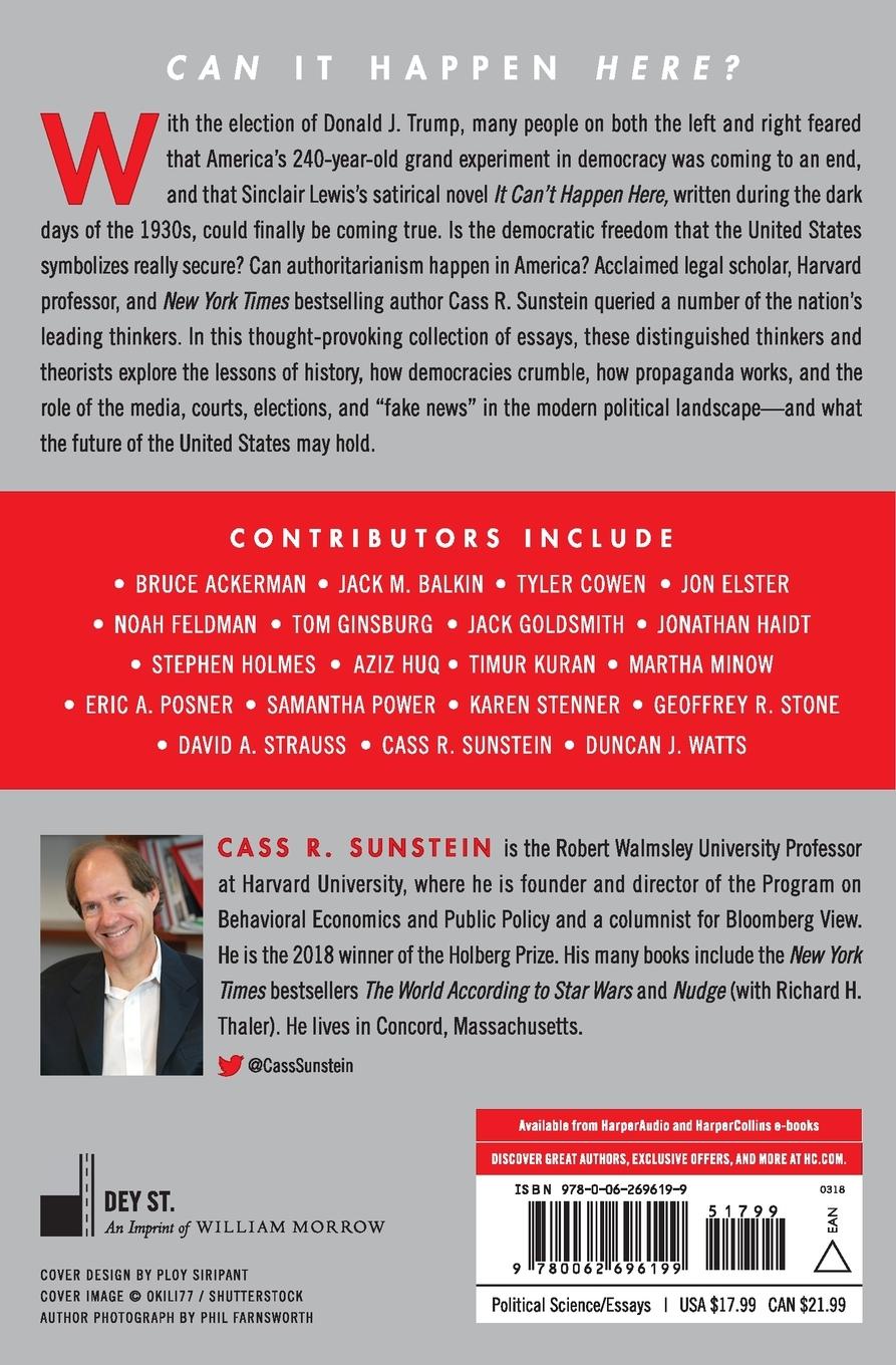 Rückseitencover Can It Happen Here?