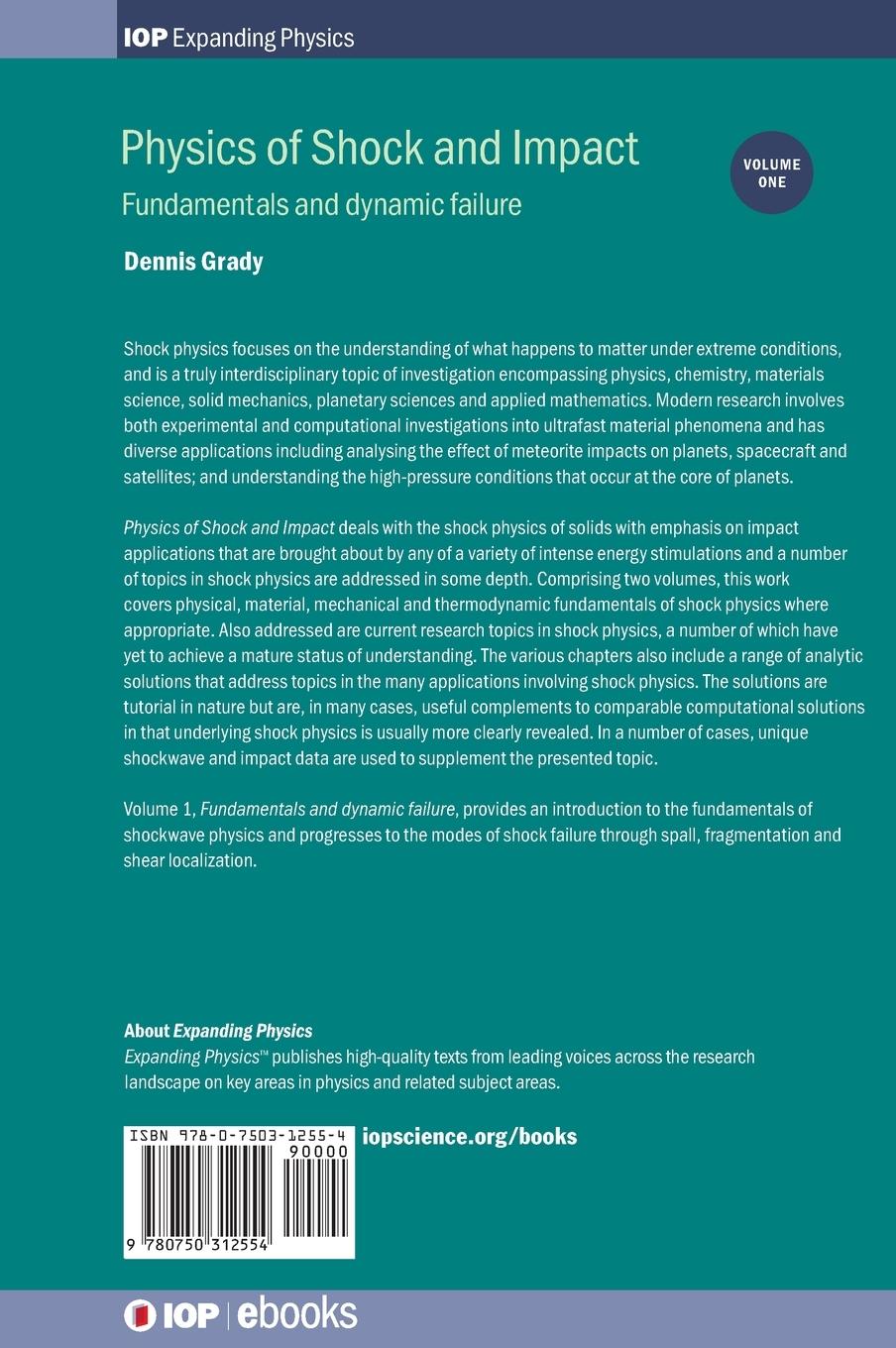 Rückseitencover Physics of Shock and Impact