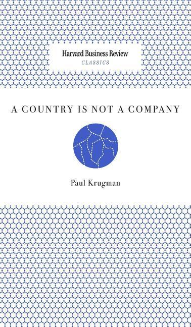 Vorderes Coverbild A Country Is Not a Company