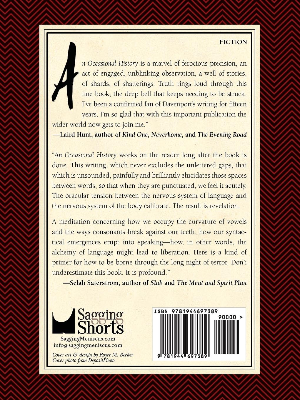 Rückseitencover An Occasional History