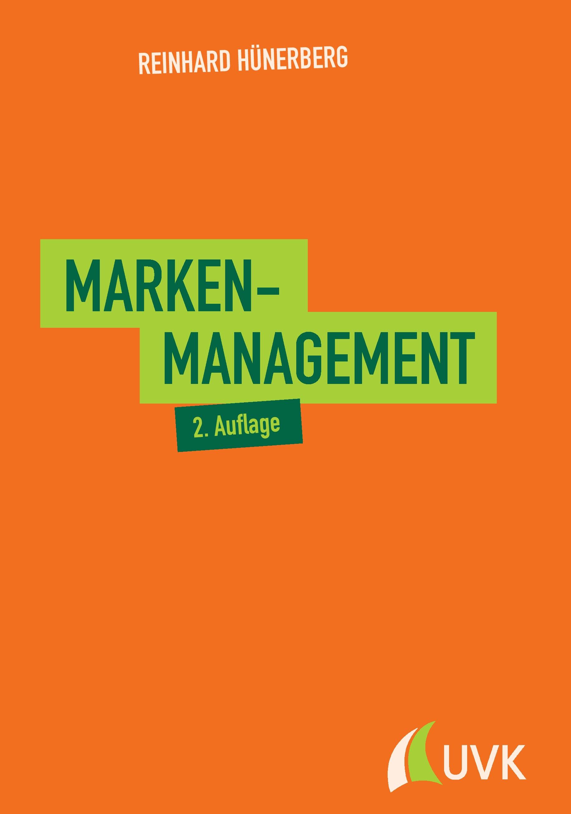 Vorderes Coverbild Markenmanagement