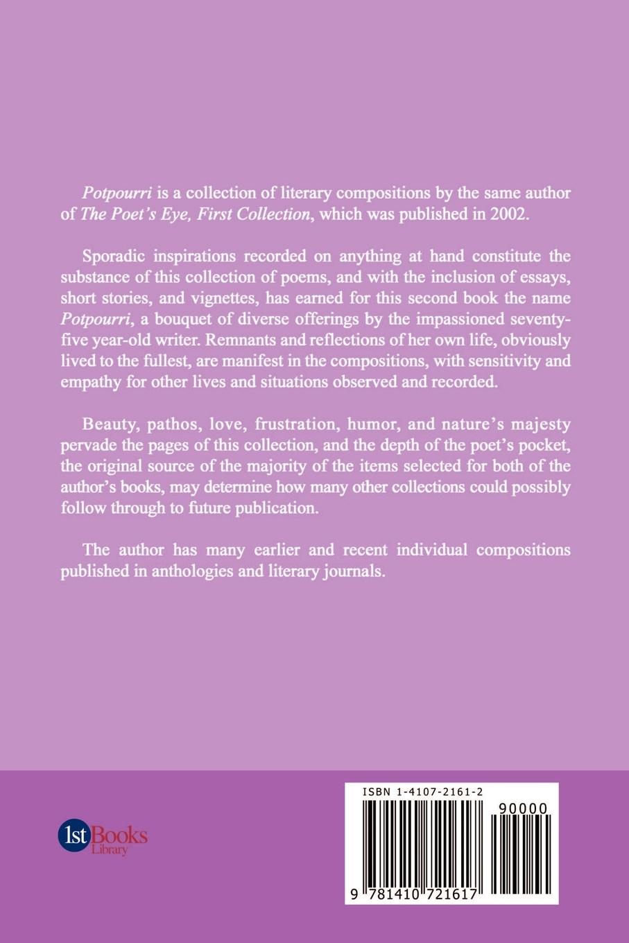 Rückseitencover POTPOURRI