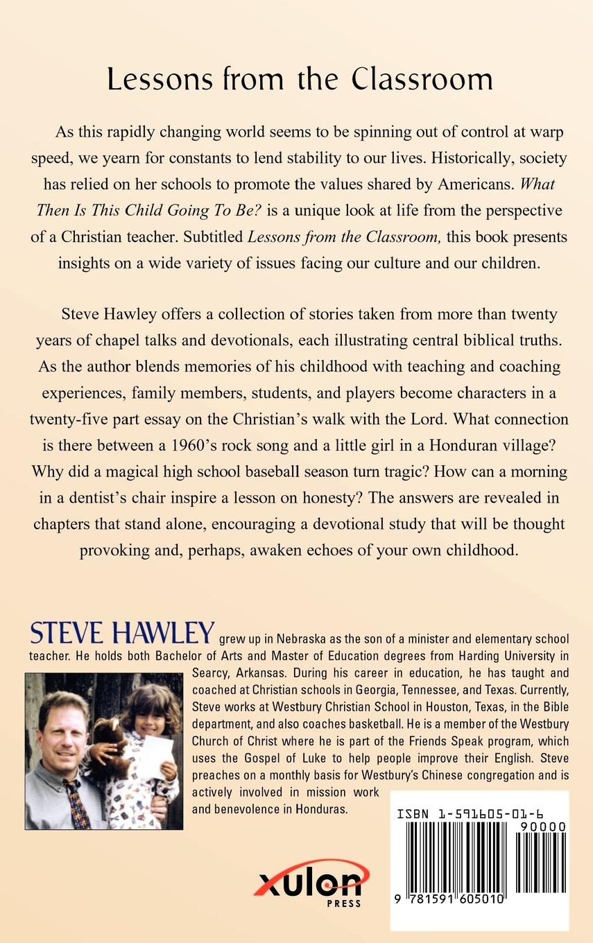 Rückseitencover What Then Is This Child Going To Be?