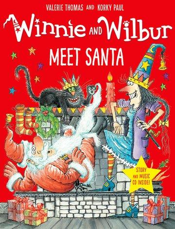 Vorderes Coverbild Winnie and Wilbur Meet Santa with audio CD