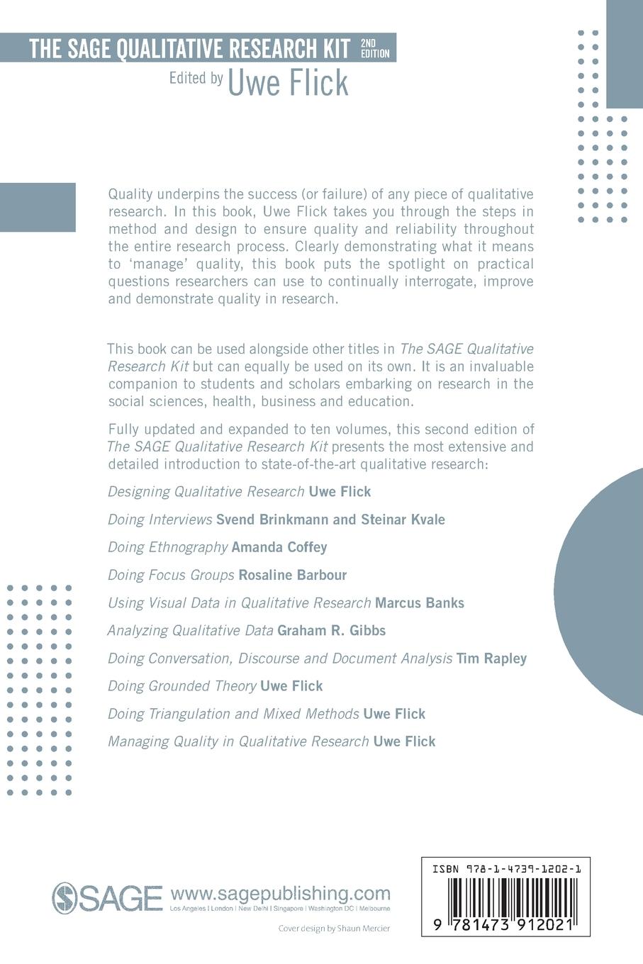 Rückseitencover Managing Quality in Qualitative Research