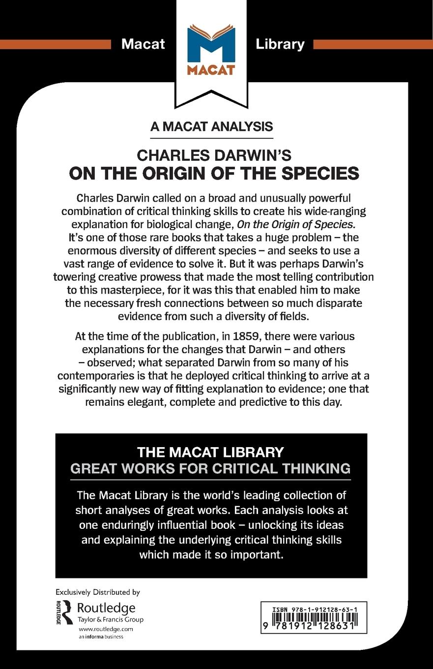 Rückseitencover An Analysis of Charles Darwin's On the Origin of Species