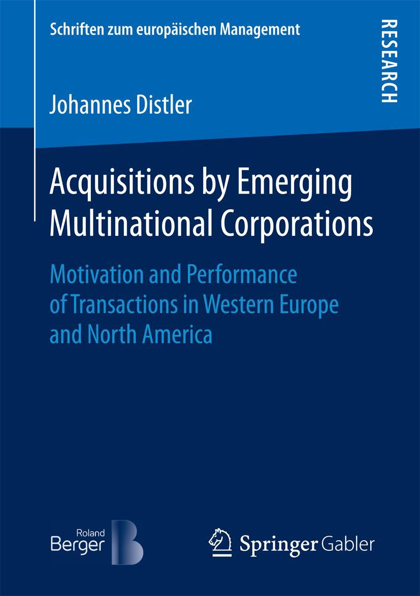 Vorderes Coverbild Acquisitions by Emerging Multinational Corporations