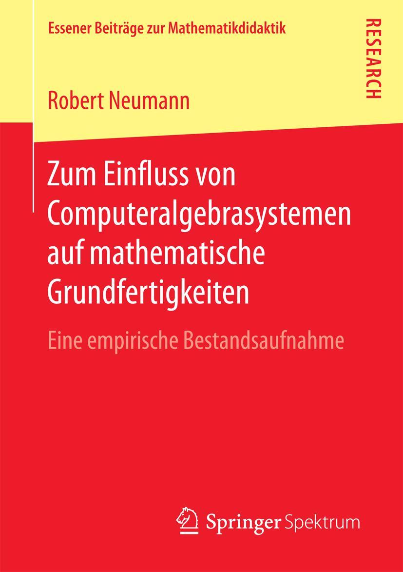 Vorderes Coverbild Zum Einfluss von Computeralgebrasystemen auf mathematische Grundfertigkeiten