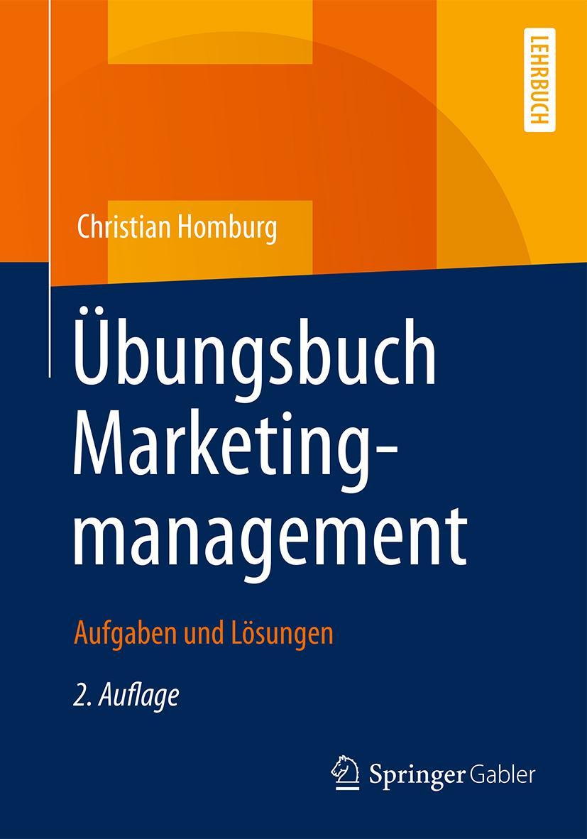 Vorderes Coverbild Übungsbuch Marketingmanagement