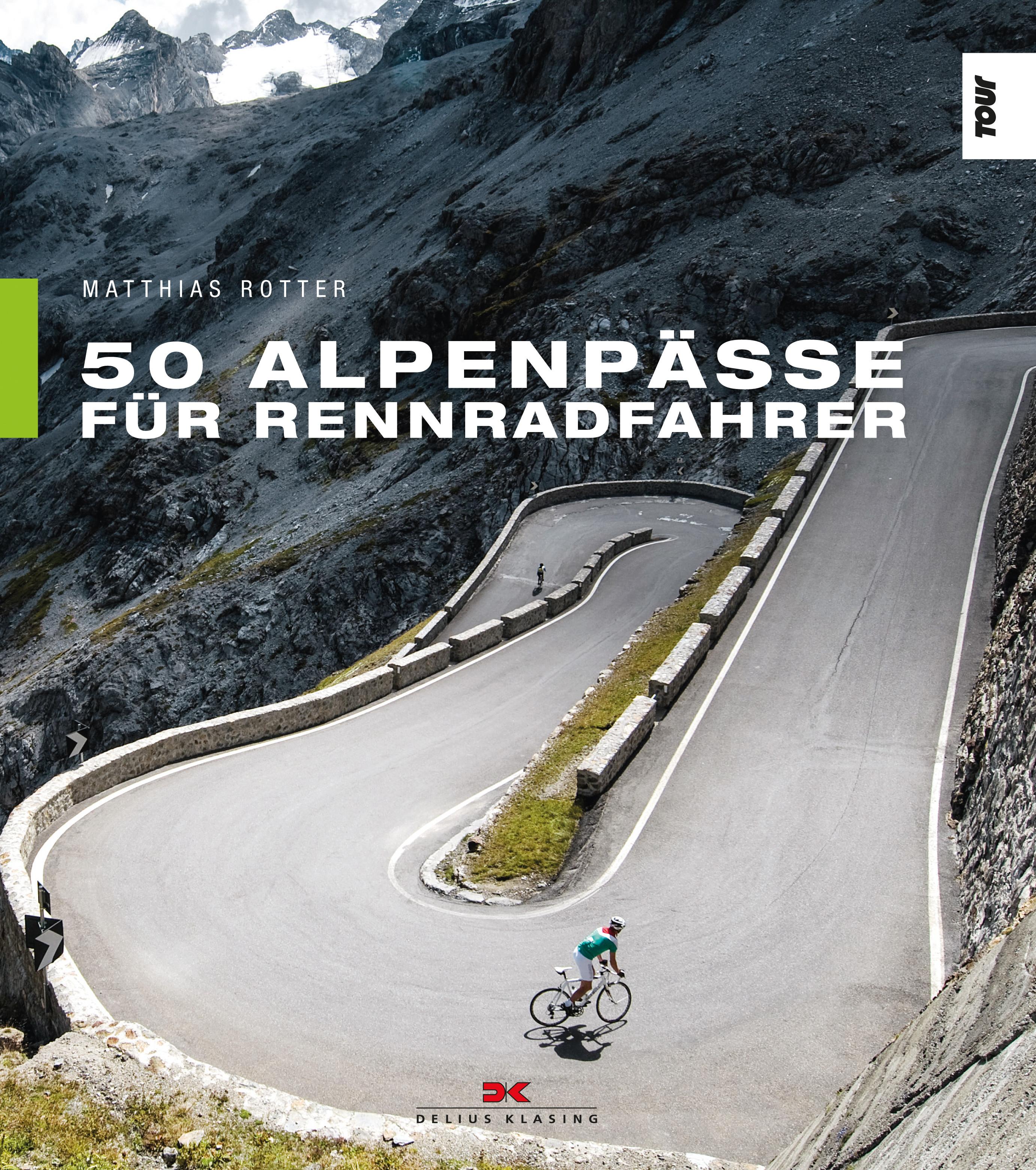 Vorderes Coverbild 50 Alpenpässe für Rennradfahrer
