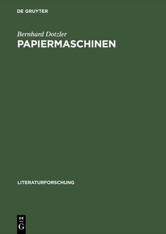 Vorderes Coverbild Papiermaschinen