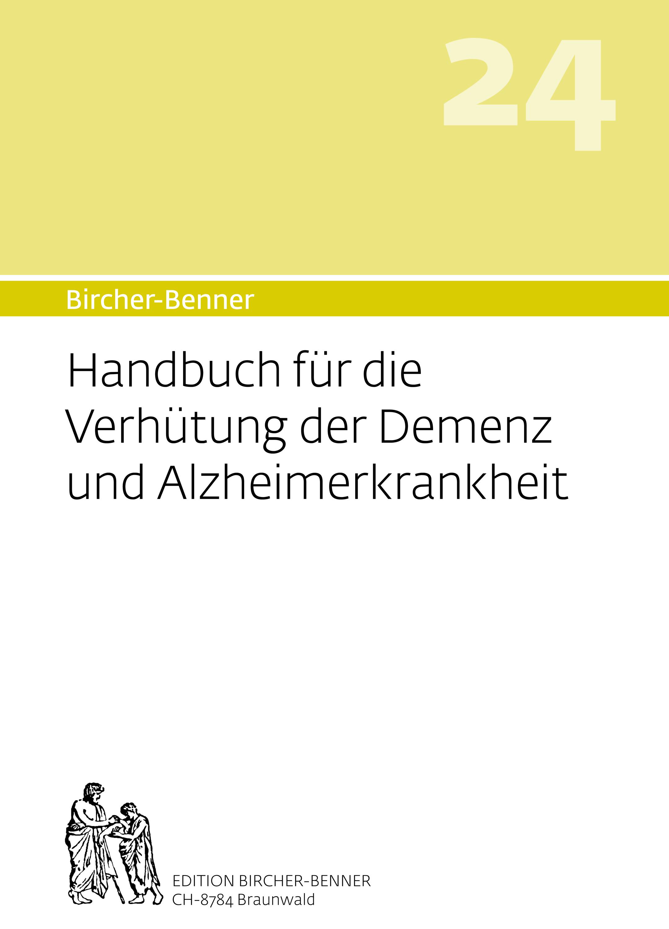 Vorderes Coverbild Handbuch für die Verhütung der Demenz und Alzheimerkrankheit