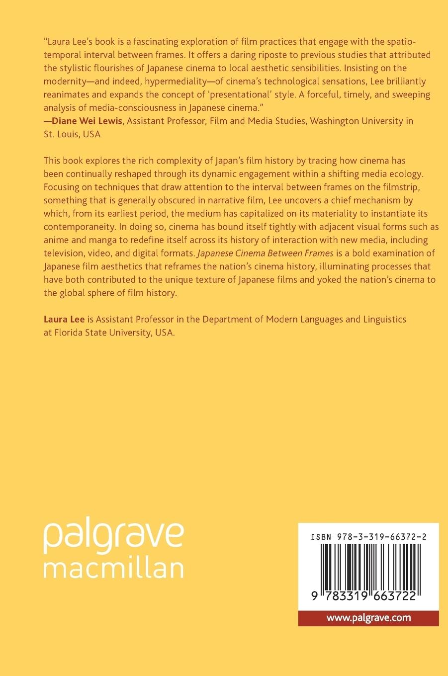Rückseitencover Japanese Cinema Between Frames