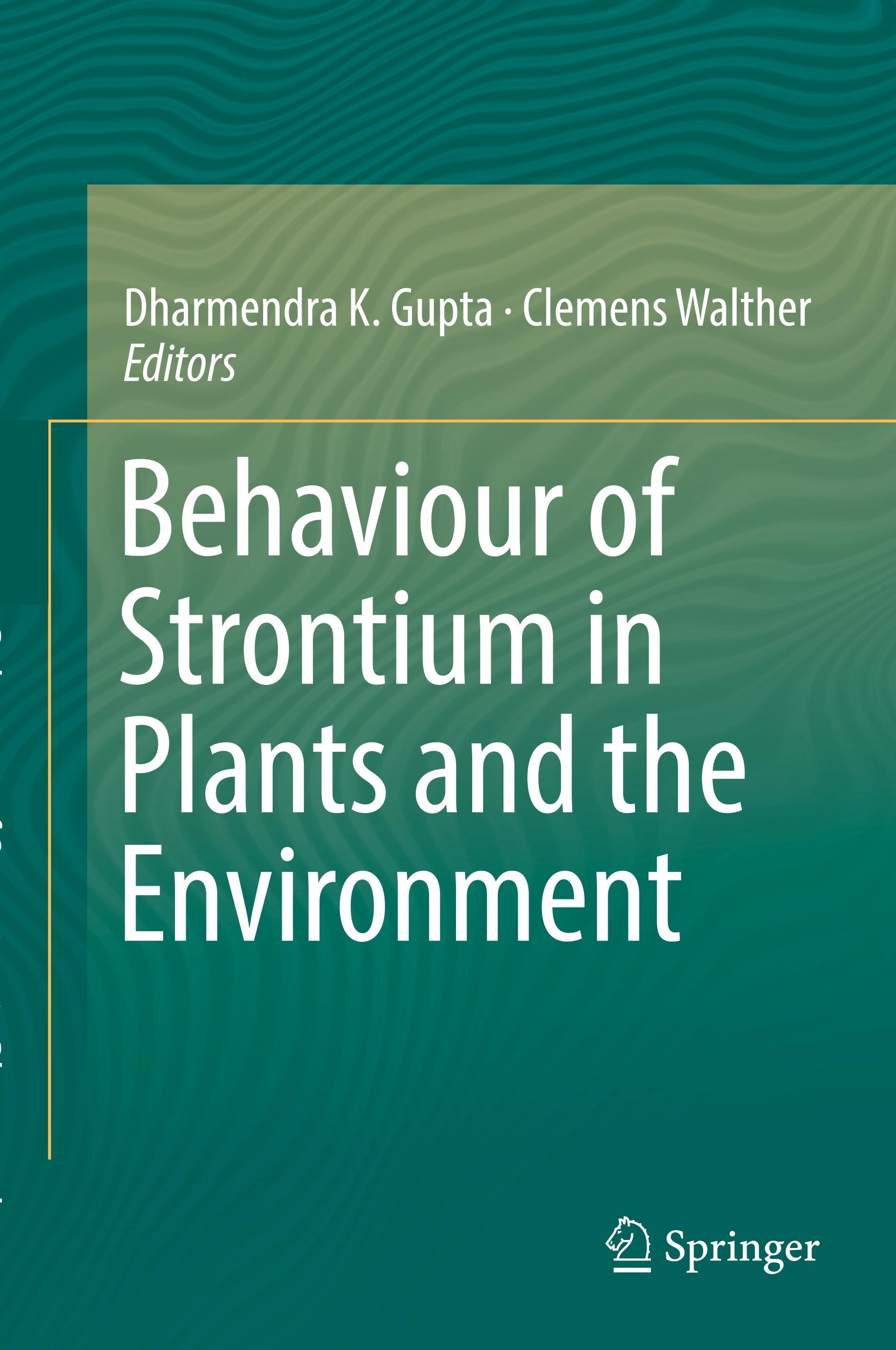 Vorderes Coverbild Behaviour of Strontium in Plants and the Environment