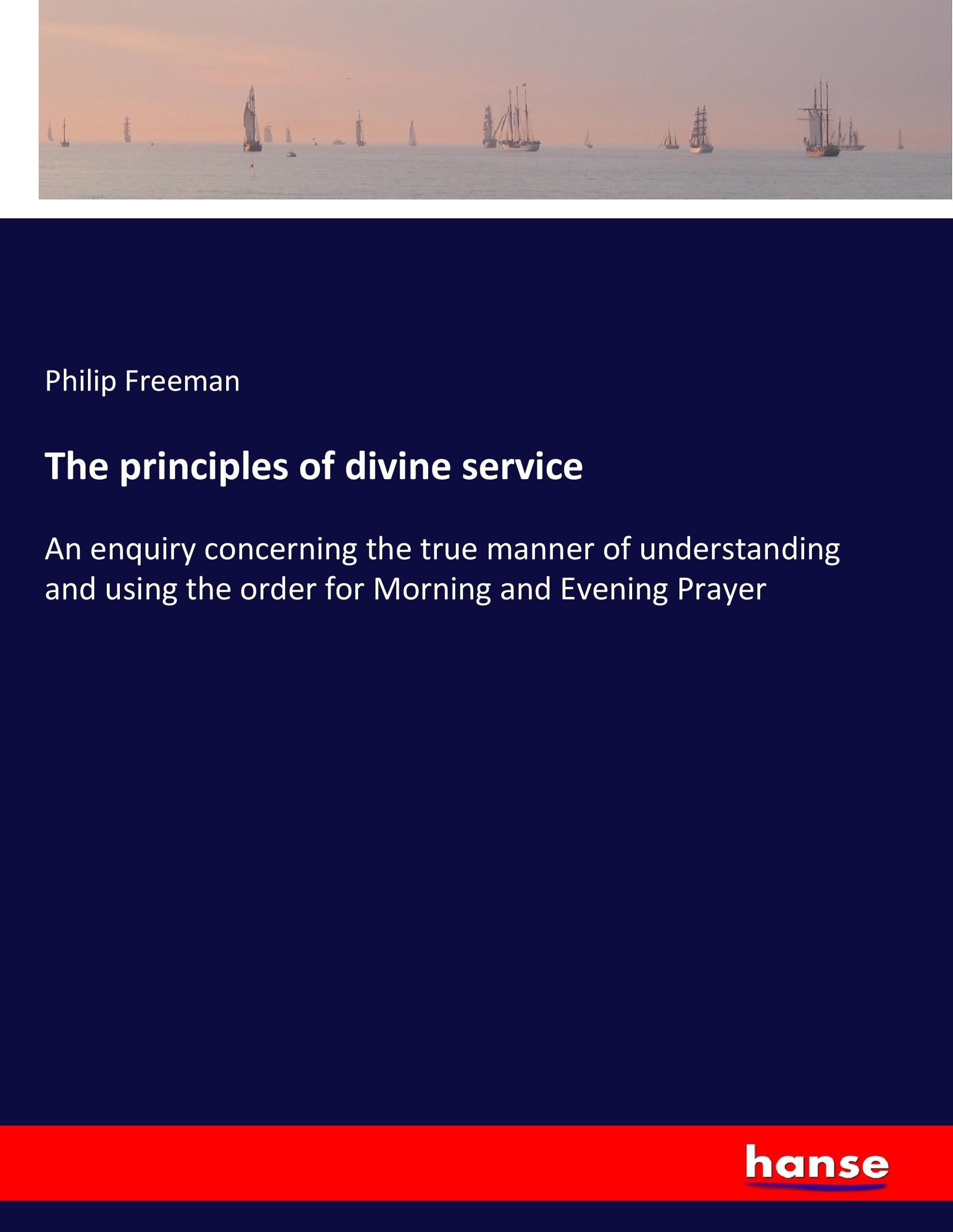 Vorderes Coverbild The principles of divine service