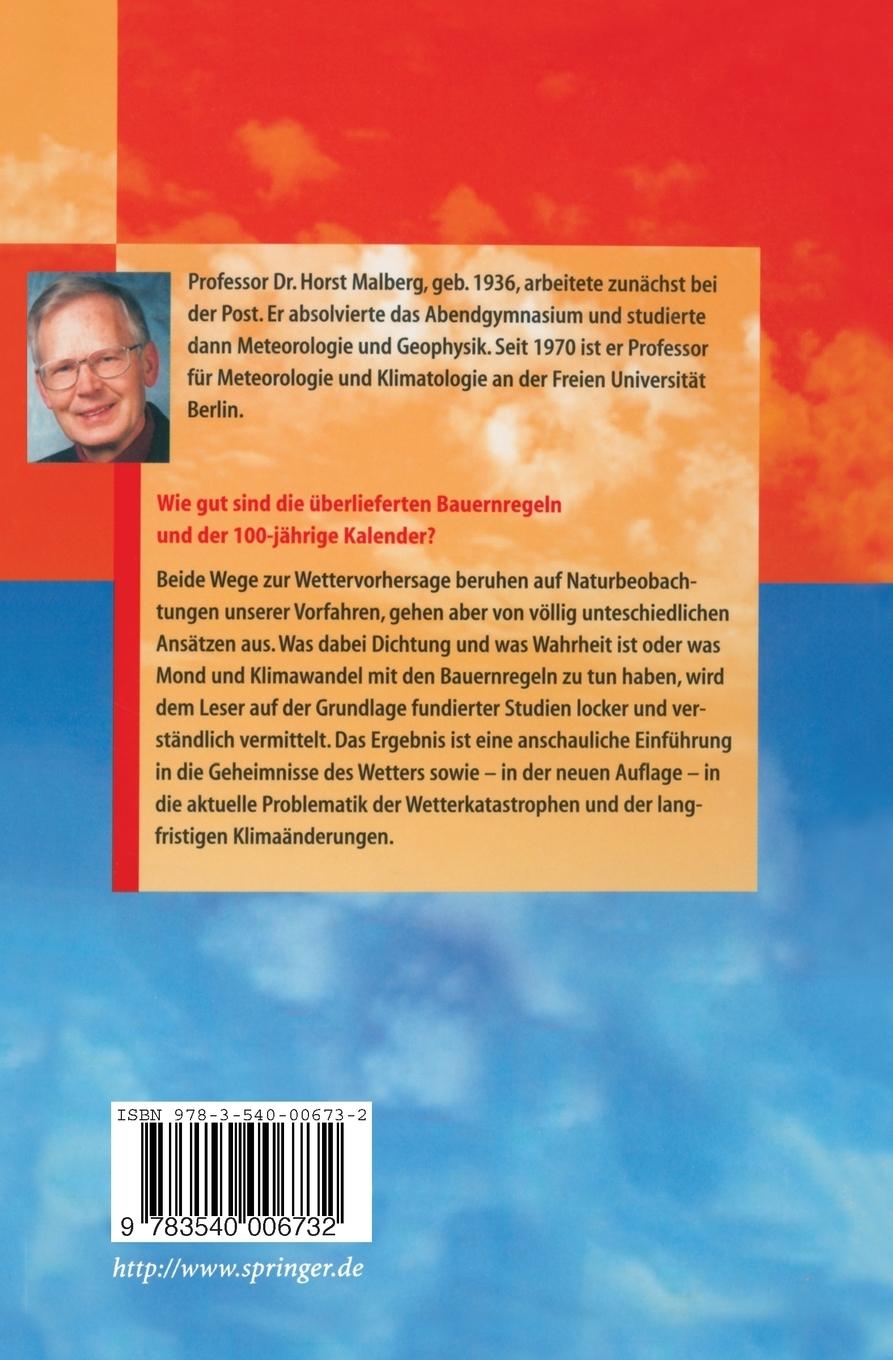 Rückseitencover Bauernregeln