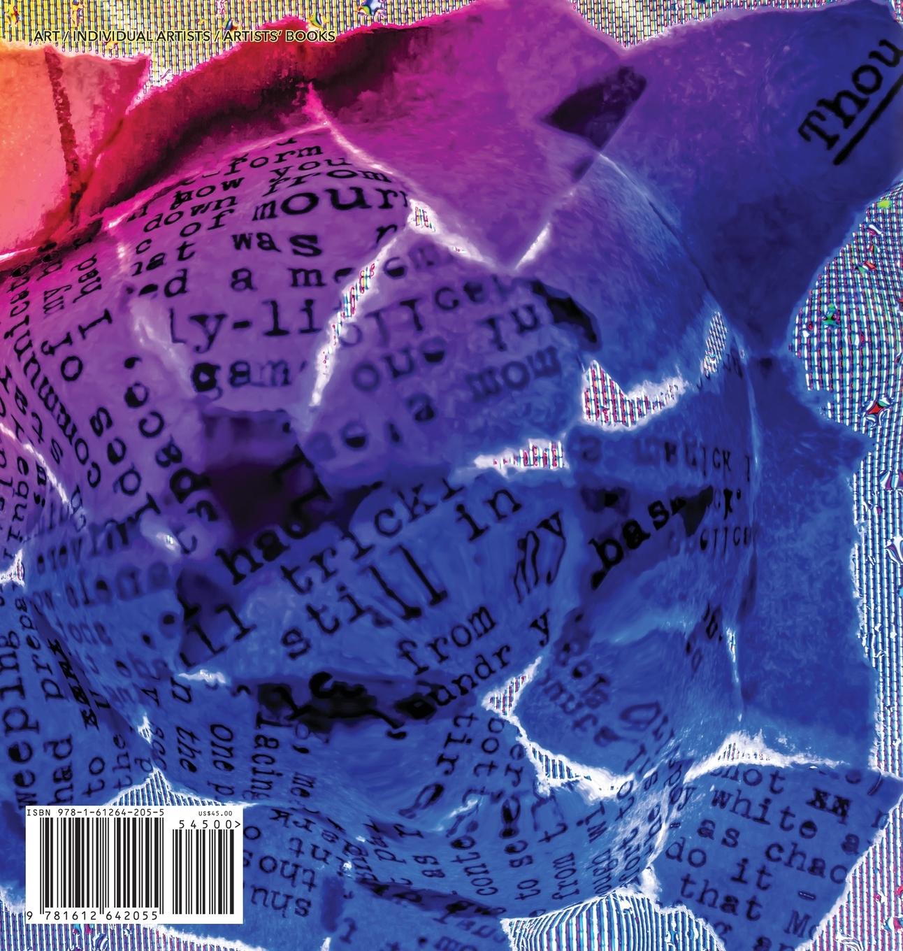 Rückseitencover words on torn paper