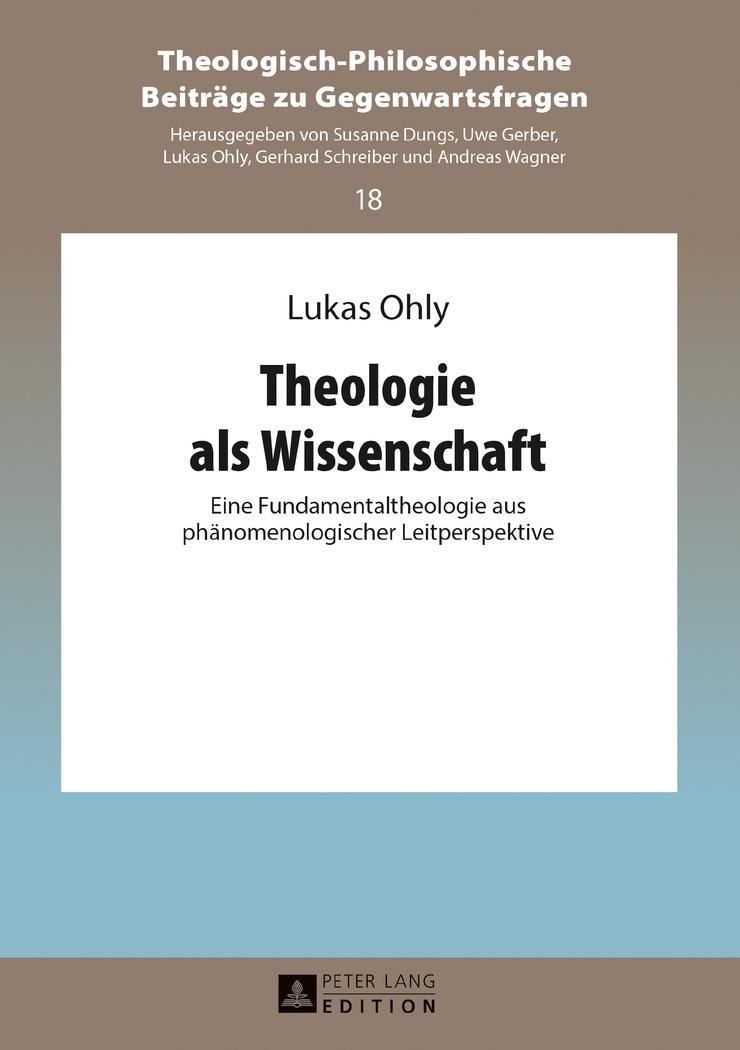Vorderes Coverbild Theologie als Wissenschaft