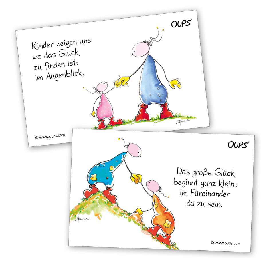 Beispielinhalt (Bild) Oups Kärtchenbox - Glücksmomente