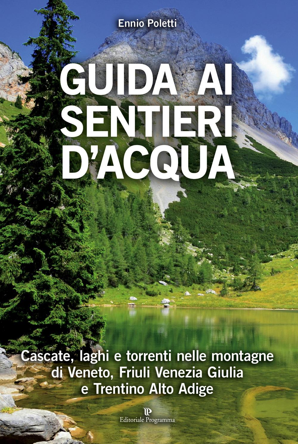 Vorderes Coverbild Guida ai sentieri d'acqua. Cascate, laghi e torrenti nelle montagne di Veneto, Friuli Venezia Giulia e Trentino Alto Adige
