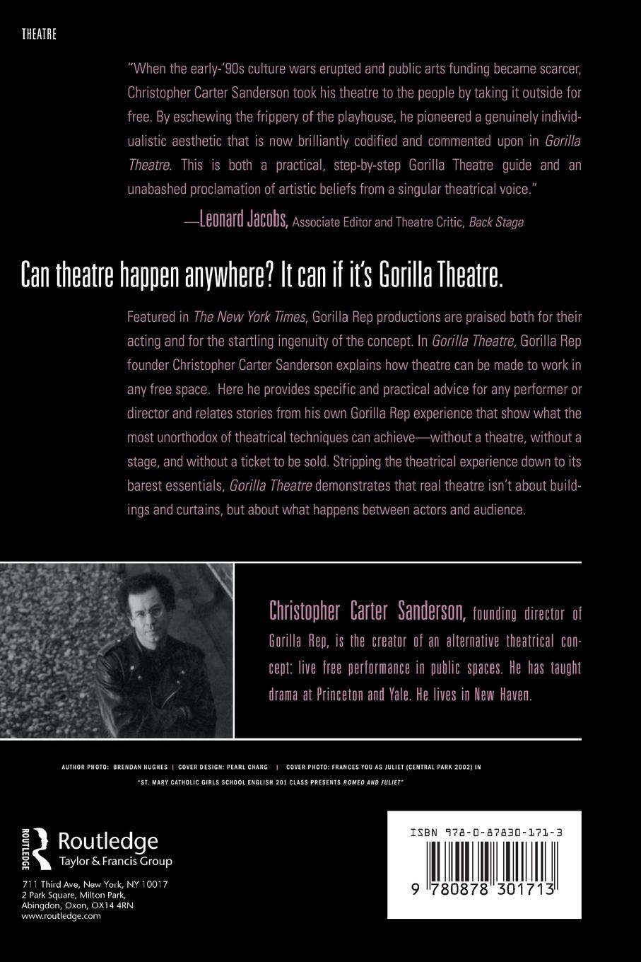 Rückseitencover Gorilla Theater