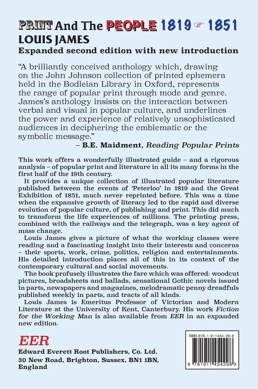 Rückseitencover Print and the People 1819-1851
