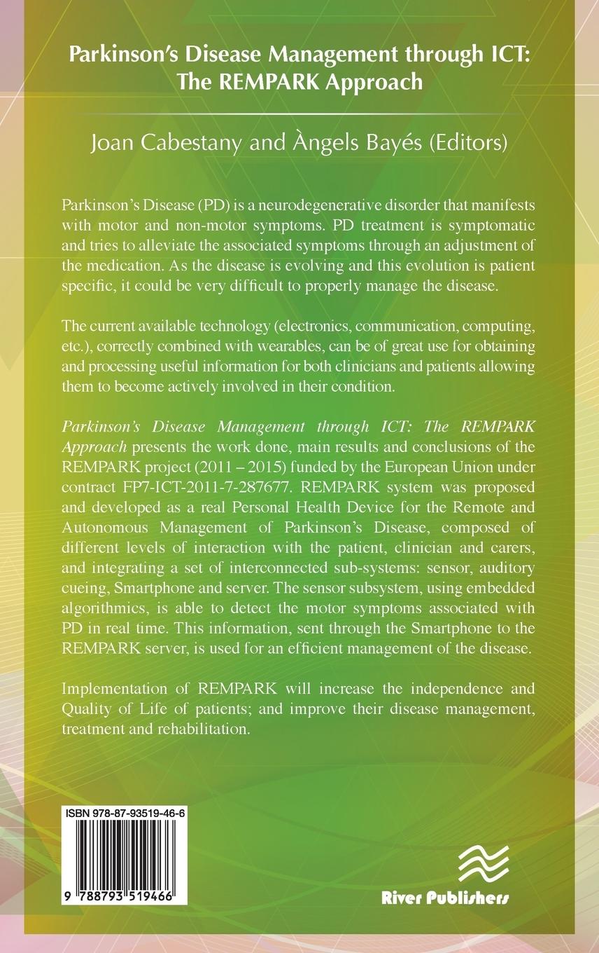 Rückseitencover Parkinson's Disease Management through ICT