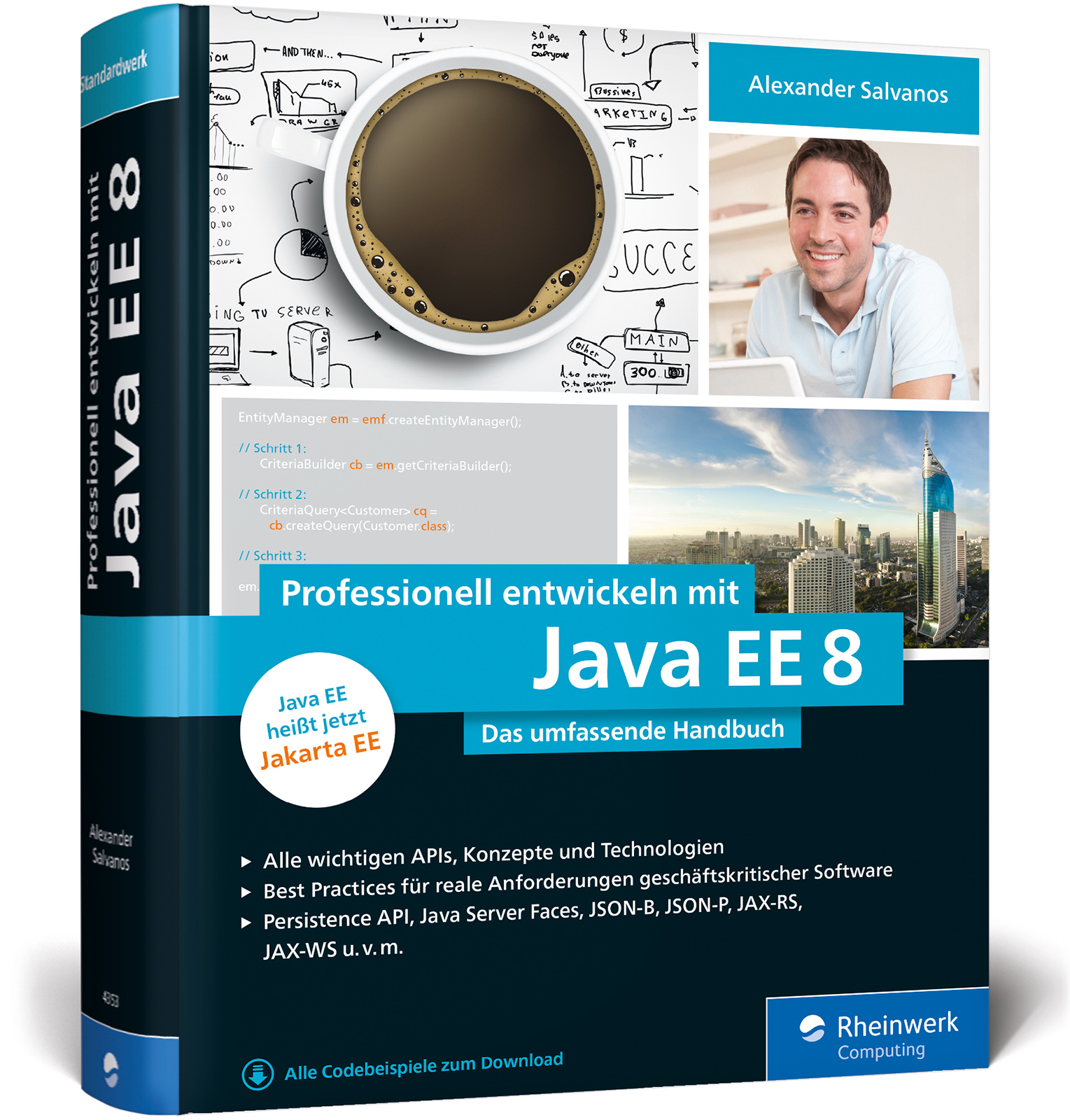 Vorderes Coverbild Professionell entwickeln mit Java EE 8