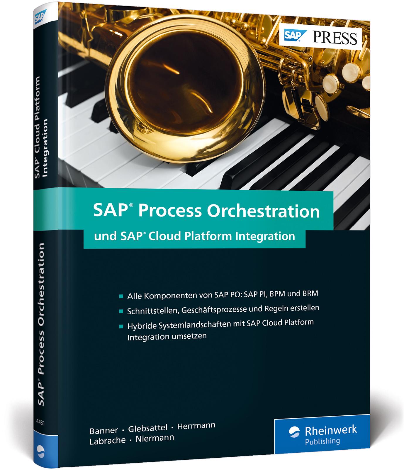 Vorderes Coverbild SAP Process Orchestration und SAP Cloud Platform Integration