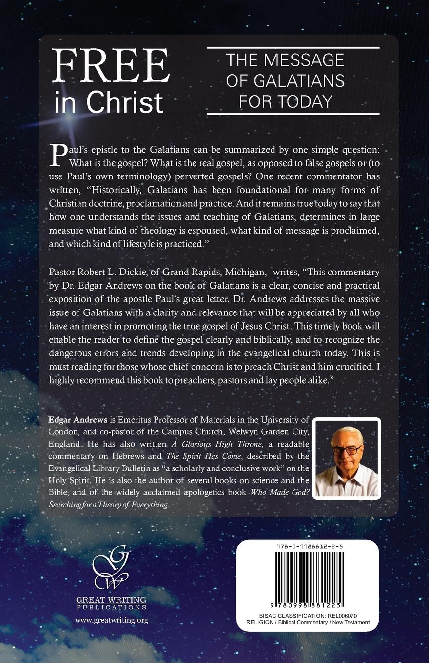 Rückseitencover Free in Christ