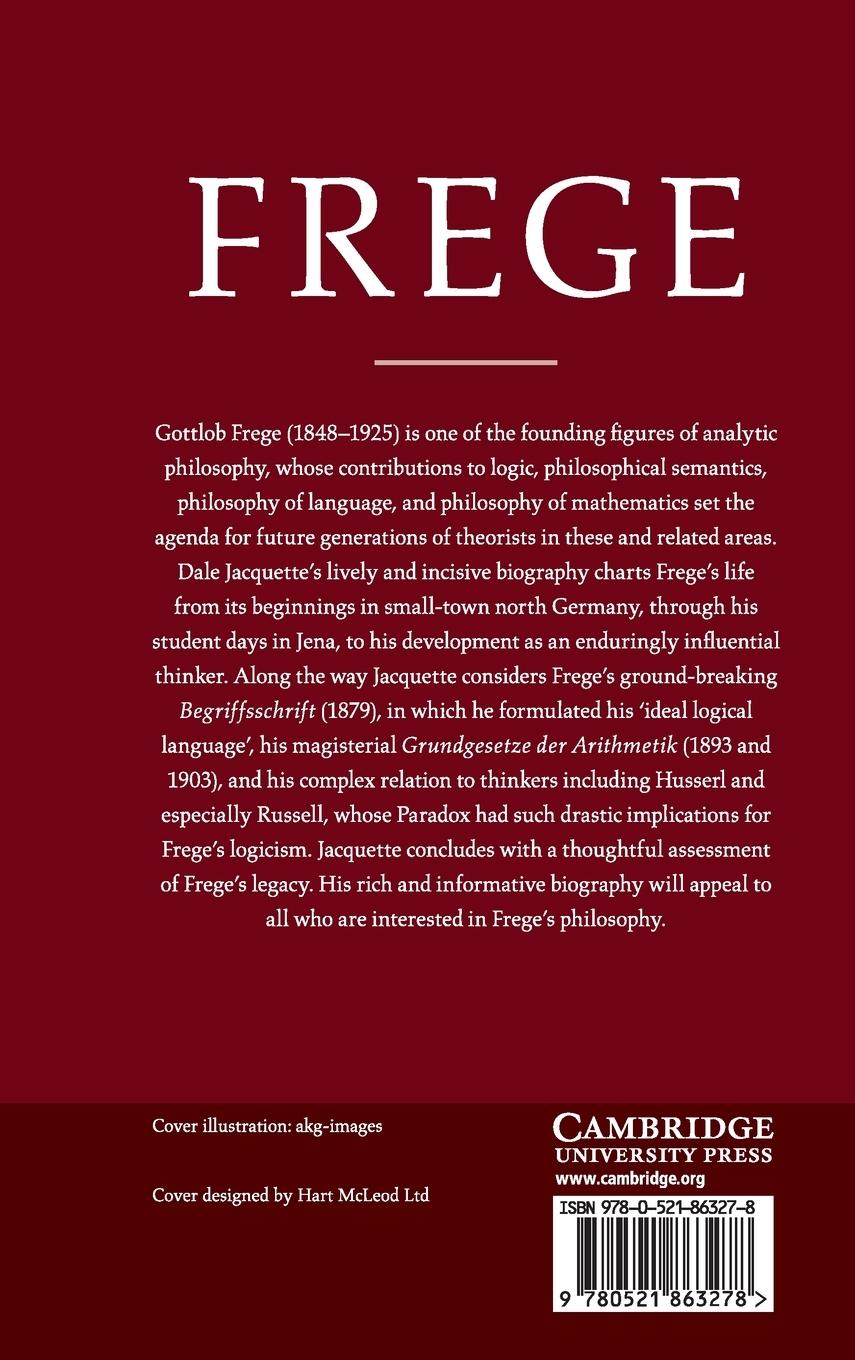 Rückseitencover Frege