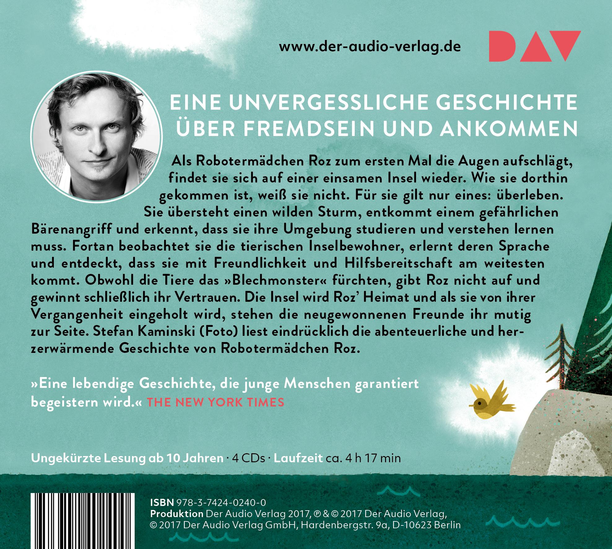 Rückseitencover Das Wunder der wilden Insel