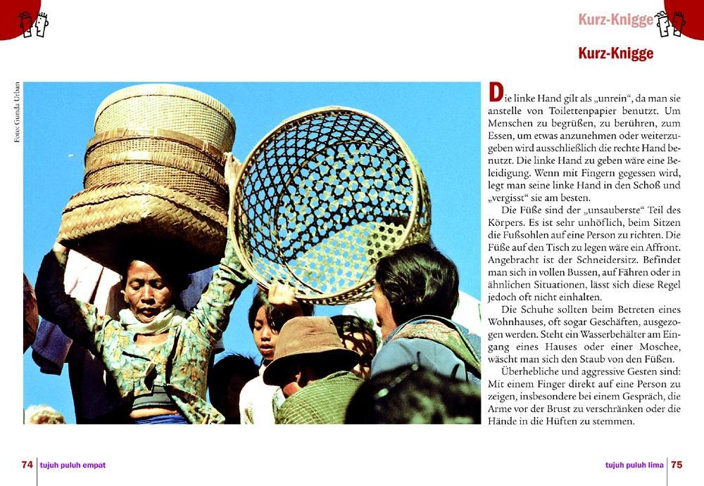 Beispielinhalt (Bild) Reise Know-How Sprachführer Indonesisch - Wort für Wort