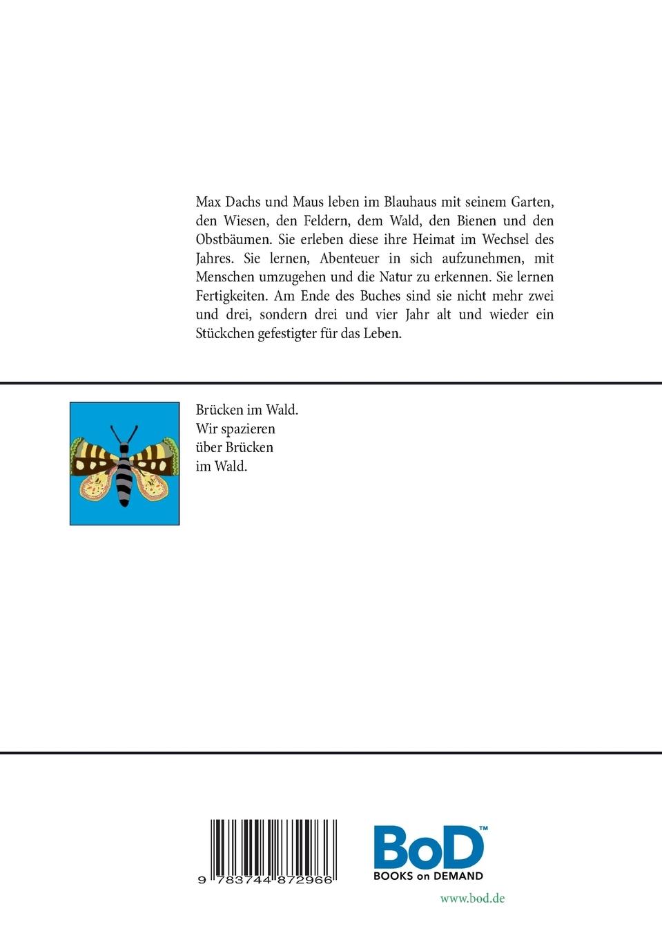 Rückseitencover Max und Maus im Blauhaus