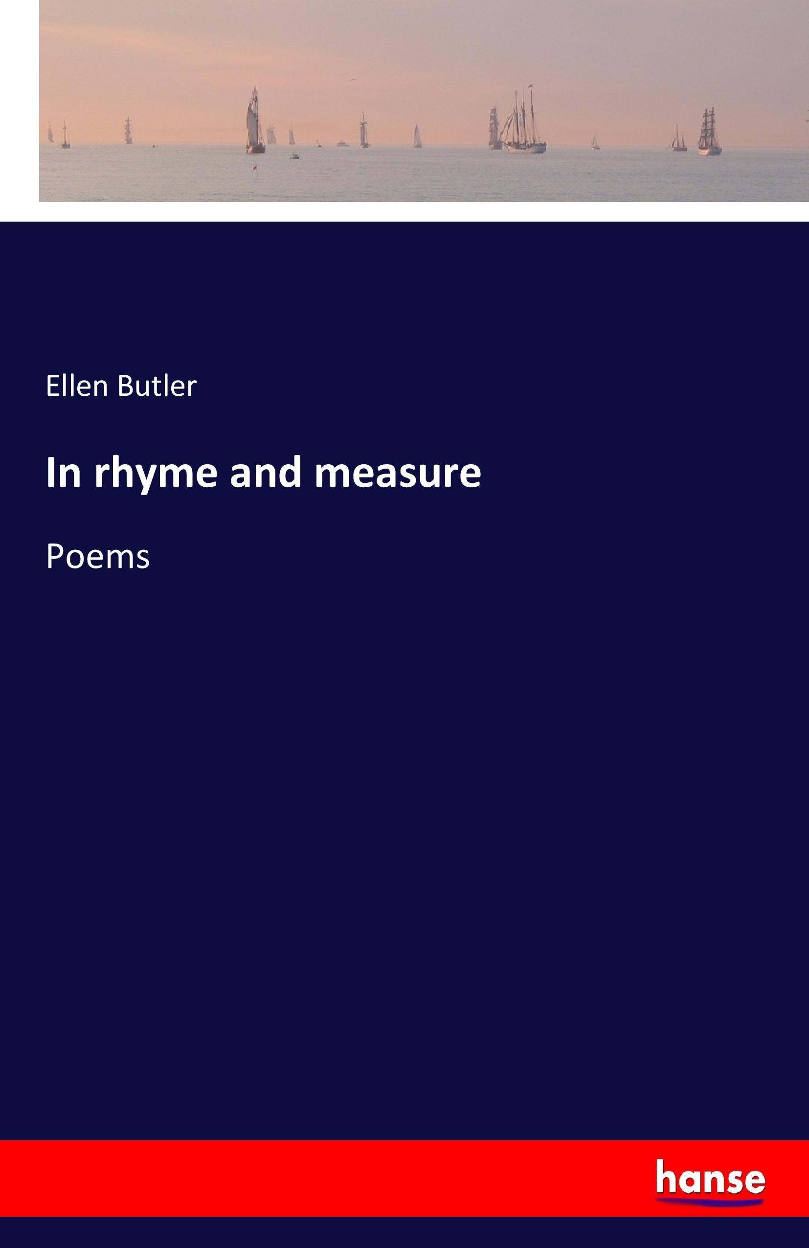 Vorderes Coverbild In rhyme and measure