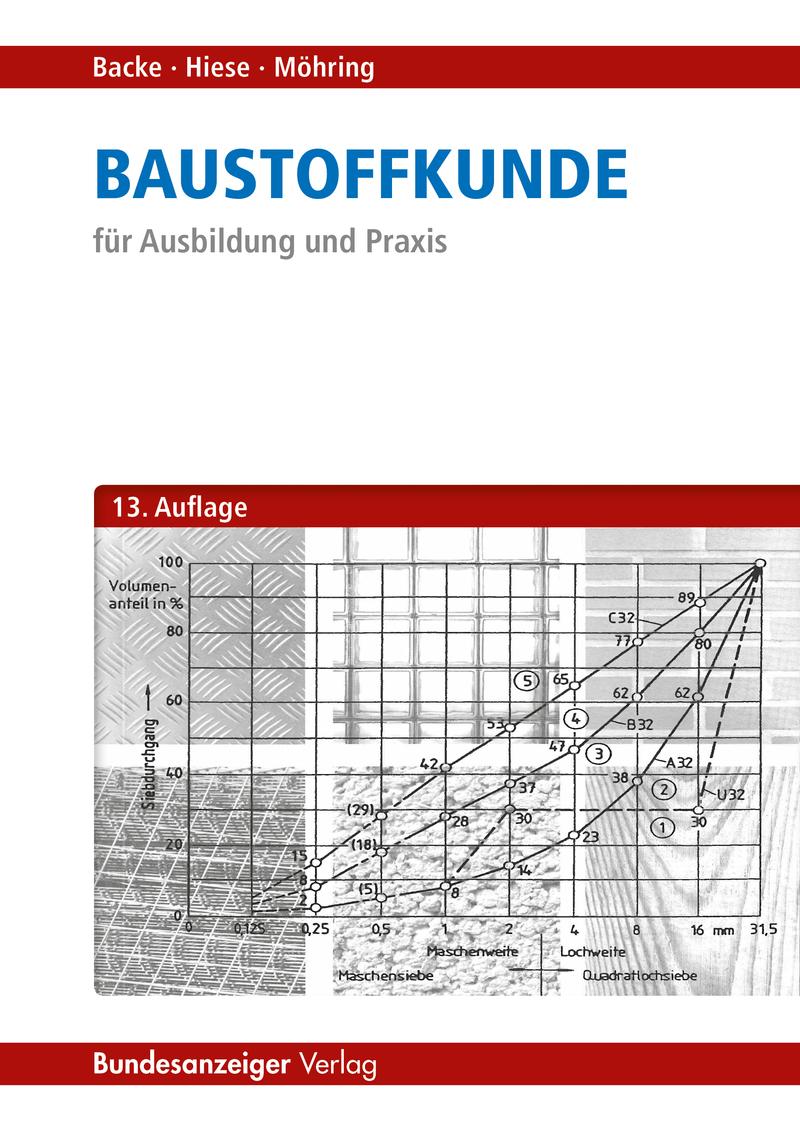 Vorderes Coverbild Baustoffkunde